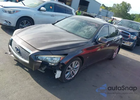 2015 Infiniti Q50 Premium из США, поврежденный, VIN JN1BV7AP0FM353969